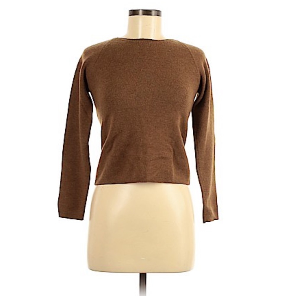 Brown Classic Banana Republic Wool Pullover Sweater